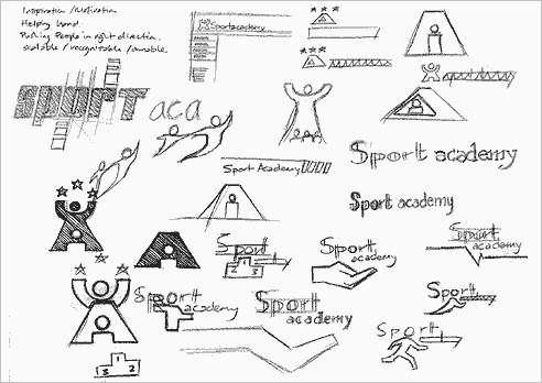 Logo concept sketches 1