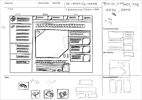 Visual design concept sketches 2