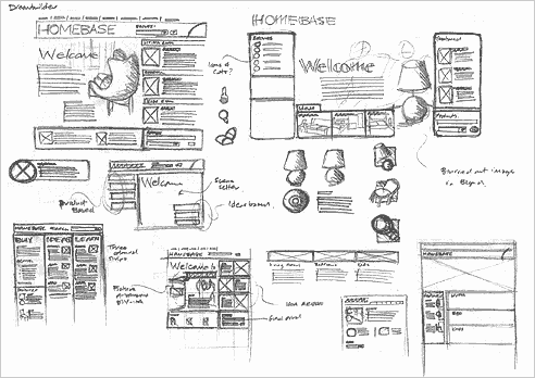 Homebase.co.uk concept sketches 3