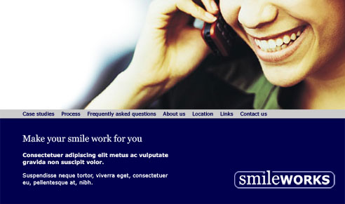 Final homepage